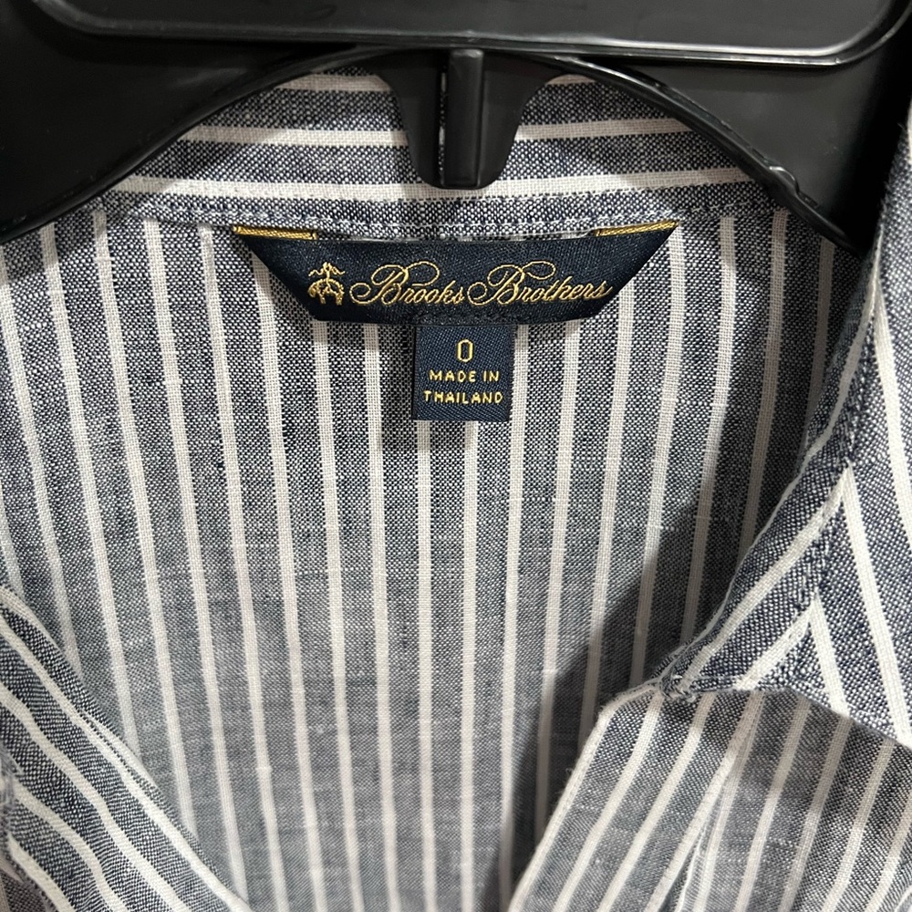 Brook Brothers 100% Linen Shirt midi Dress - Picture 4 of 5